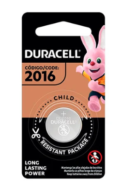 PILE DURACELL 3V LITHIUM CR2016/1020924
