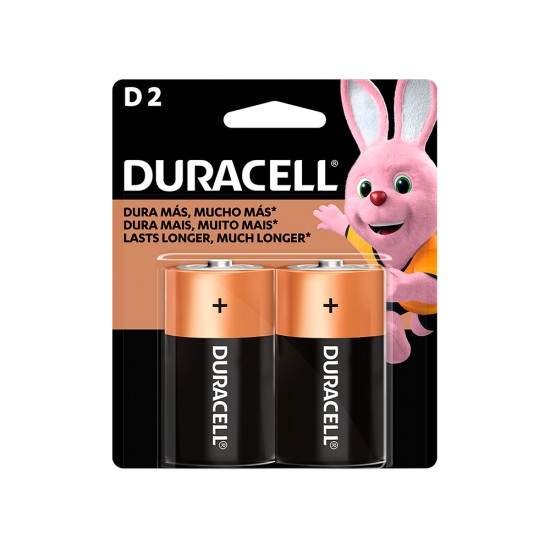 PILE DURACELL 1.5V PK/2 D2 1018177