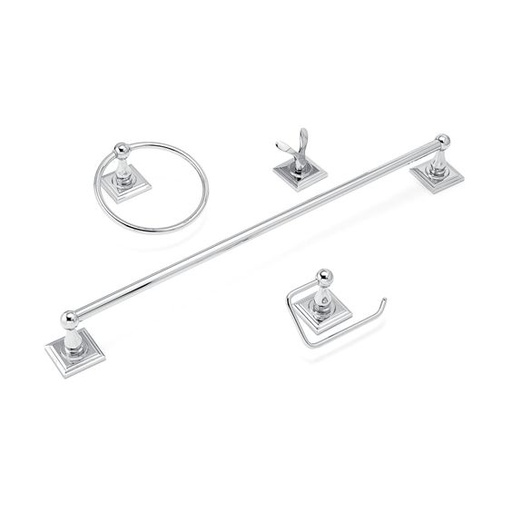 [067511144432] ACCES. DOUCHE 4PCS CHROME BENTLEY 14443