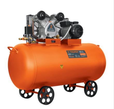 [7506240607748] AIR COMPRESSOR 52.7 GAL HORIZ 19365 TRUPER