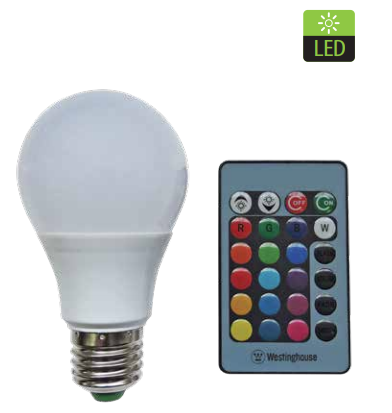 [7453089410537] AMPOULE 4W LED MULTICOLOR WESTINGHOUSE 38984