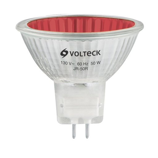 [7501206660669] AMPOULE HALOGEN 50W ROUGE VOLTECK 47255