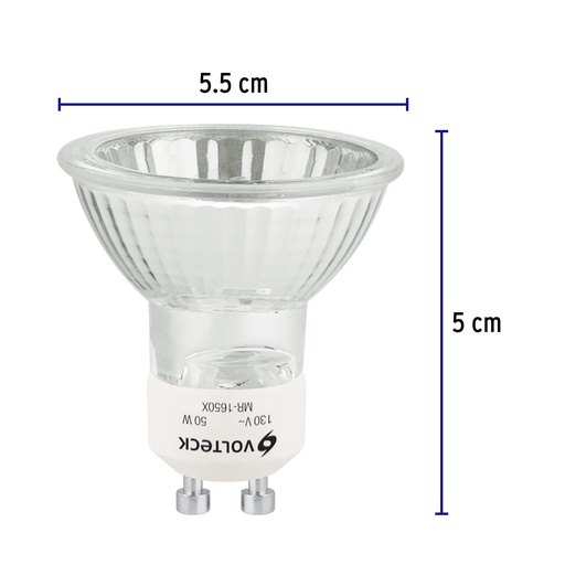[7506240625025] AMPOULE HALOGENE 50W VOLTECK 48380