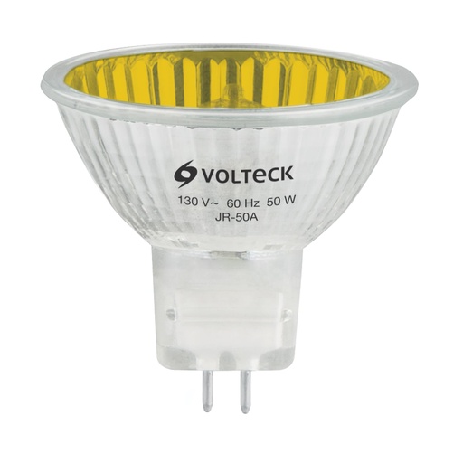 [7501206660805] AMPOULE HALOGENE JAUNE 50W VOLTECK 47256