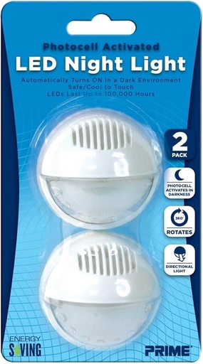 [054732817962] AMPOULE LED + PHOTOCELL PK/2 PRIME NLAR2P