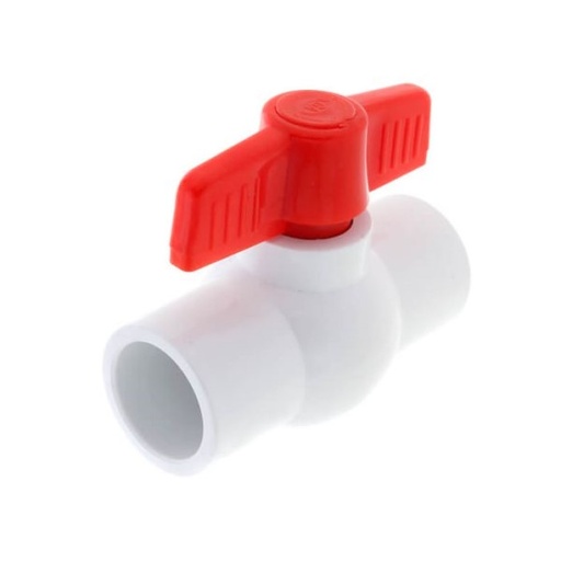 [638110132597] BALL VALVE PVC 1 BROWN 880100