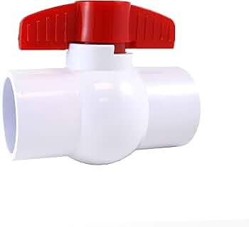 [638110132603] BALL VALVE PVC 1-1/4 BROWN 880125