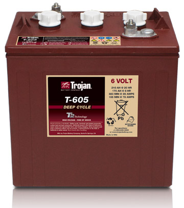 [22012339] BATTERIE INV TROJAN T-605 6V