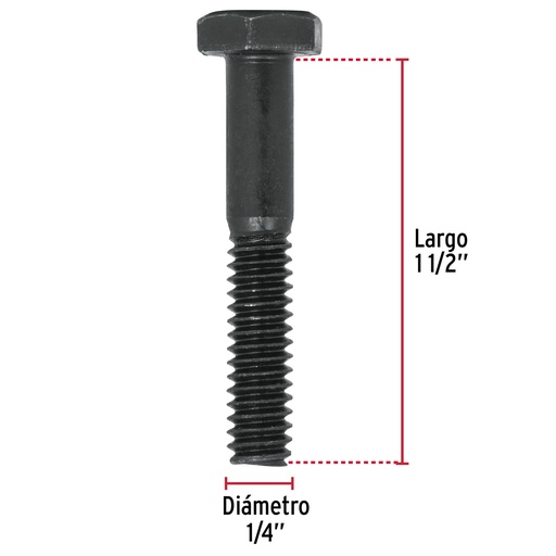[7506240612841] BOULON 1/4X1-1/2 BX/80 44767