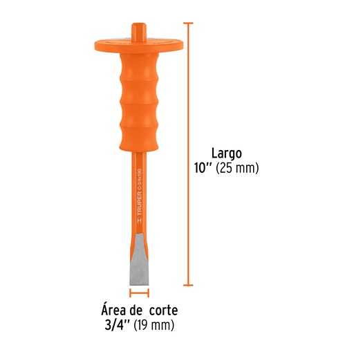 [7506240637141] BURIN 3/4*10 TRUPER 12275