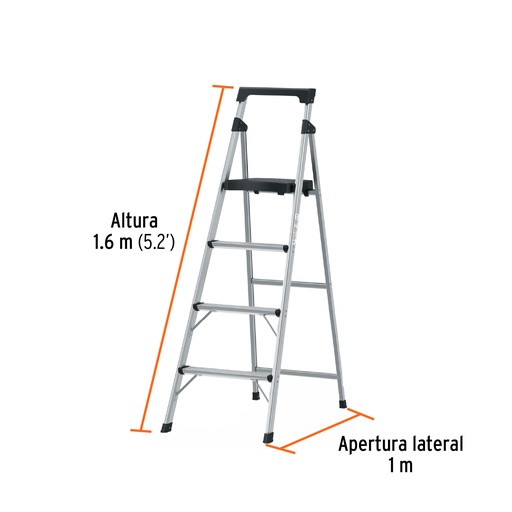 [7506240646495] ESCABOT TRUPER 4 MARCHE ALUM 16765