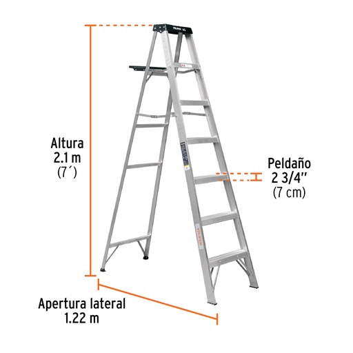 [7506240616276] ESCABOT TRUPER 6FT 10437