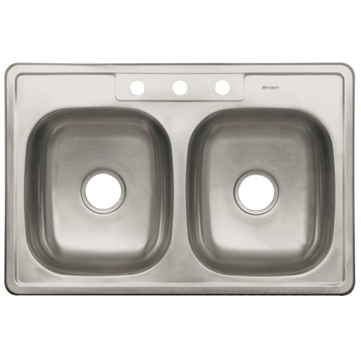 [7506240665694] EVIER FOSET DBLE 84*56*15 47024