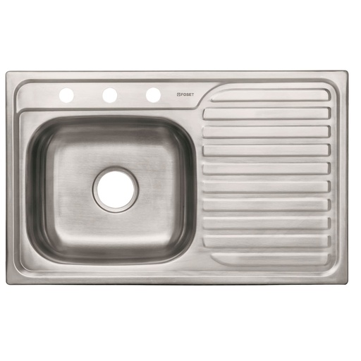[7501206684023] EVIER FOSET SPLE 100*50 GAUCHE FIT-IN 49167