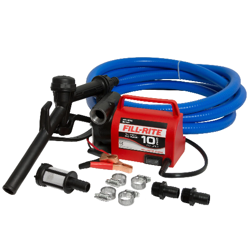 [089404207925] FILL RITE PORTABLE FUEL TRANSFER PUMP 12V-1/5HP 10GPM FR1614