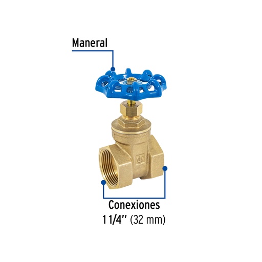 [7501206692554] GATE VANNE 1-1/4" FOSET 49020