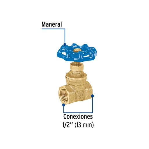 [7501206692523] GATE VANNE 1/2" FOSET 49017