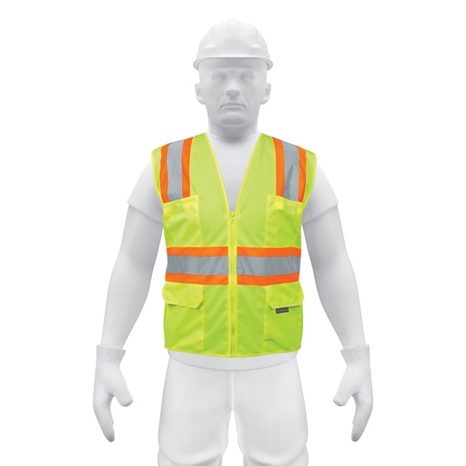 [7506240611653] GILET DE SECURITE JAUNE TRUPER 13476