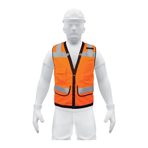 [7506240634881] GILET ORANGE MEDIUM TRUPER 13479