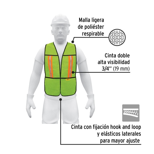 [7506240611615] GILET VERT PRETUL 21026