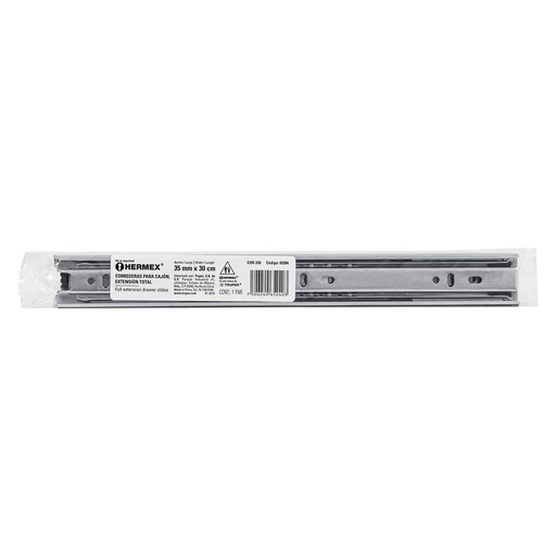 [7506240652403] GLISSIERE 12" FULL EXT. HERMEX 43284