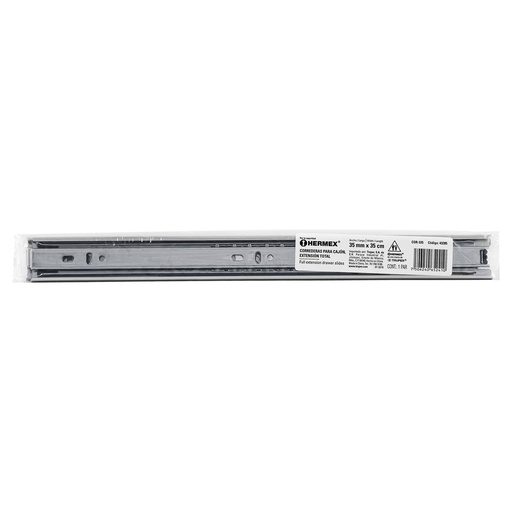 [7506240652410] GLISSIERE 14" FULL EXT. HERMEX 43285