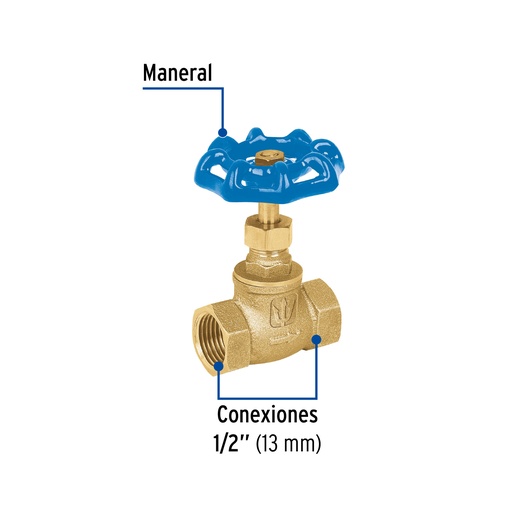 [7501206692851] GLOBE VANNE 1/2" FOSET 49038