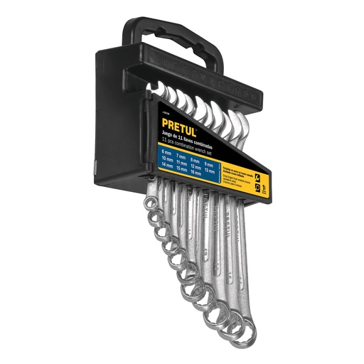 [7501206646120] JEUX CLE MECA 11PCS PRETUL 21991