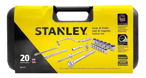 [747752862103] JEUX DOUILLES 20PCS STANLEY 86-210