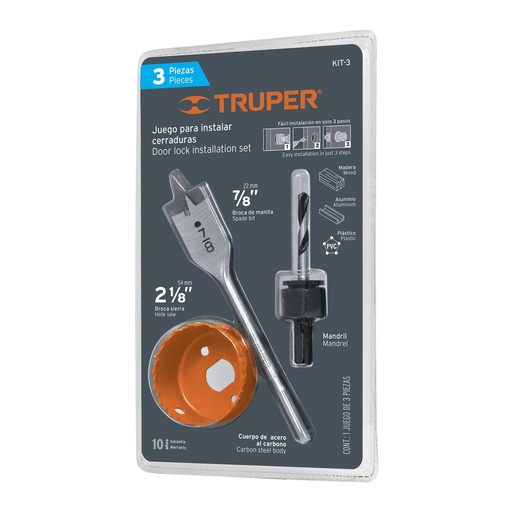 [7501206621707] JEUX MECHE SERRURE 3PCS TRUPER 18080