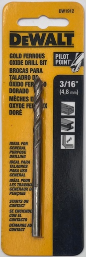 [028877302119] MECHE 3/16" DEWALT DW1912