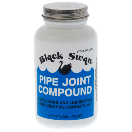 [054647020051] PIPE JOINT COMPOUND 1/2 PINT BLACK SWAN N0.2005