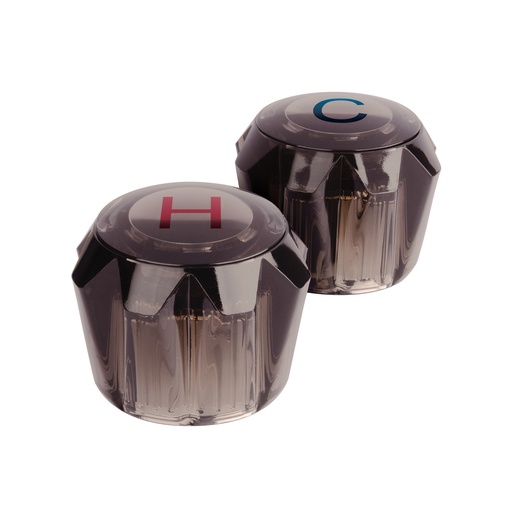 [7506240600268] POIGNET ROBINET 2PCS NOIR FOSET BASIC 49458