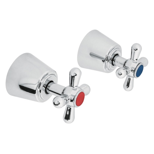 [7506240625124] POIGNET VANNE DOUCHE CHROME FOSET 49785