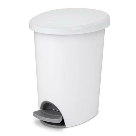 [073149108180] POUBELLE A PEDALLE BLANC 2.6GL STERILITE 1081LAB8F