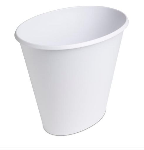 [073149101983] POUBELLE OVAL 2.5GAL / 9.5L STERILITE 1019
