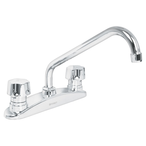[7506240610120] ROBINET EVIER DBLE FOSET AQUA 44480
