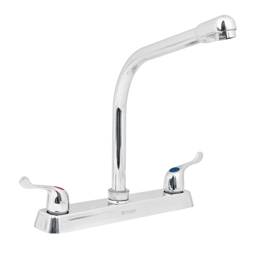 [7506240612667] ROBINET EVIER DBLE FOSET BASIC 49191