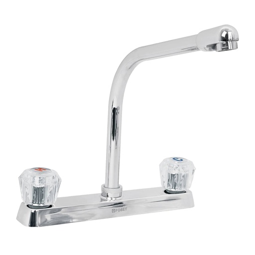 [7506240612674] ROBINET EVIER DBLE FOSET BASIC 49192