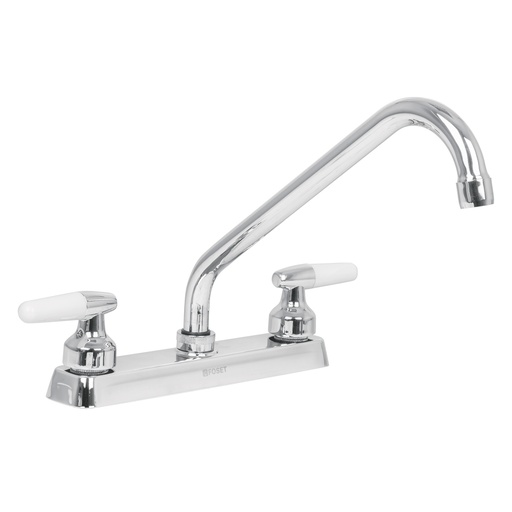 [7506240612636] ROBINET EVIER DBLE FOSET BASIC 49221