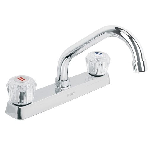 [7506240608325] ROBINET EVIER DBLE FOSET BASIC 49286