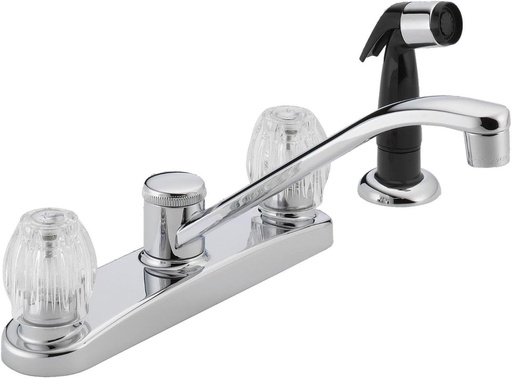 [034449652087] ROBINET EVIER DBLE PEERLESS P225LF-W