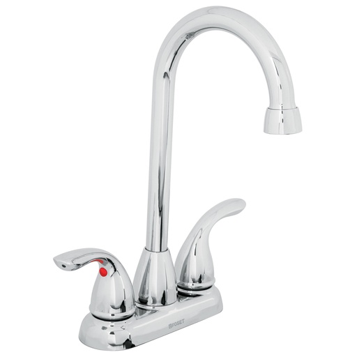 [7506240629108] ROBINET LAVABO 4" DBLE INCURVE FOSET AERO 49766