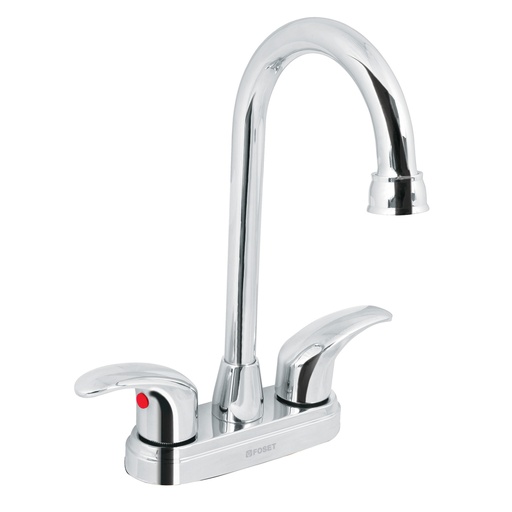 [7506240624875] ROBINET LAVABO 4" DOUBLE FOSET AQUA 49691