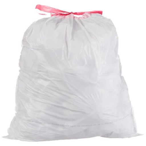 [7502211161233] SAC POUBELLE BLANC 13G+DRAW 10647