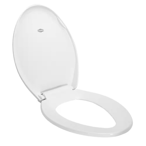 [091712011477] SIEGE WC BLANC PLASTIQUE ALLONGE EZ-FLO 65933