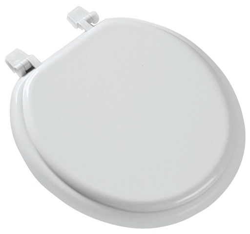 [073088009302] SIEGE WC BLANC ROND BOIS BEMIS 66TT