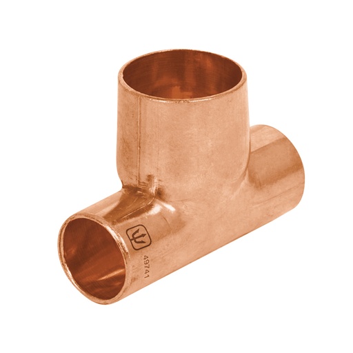 [7506240627463] TEE CUIVRE 1/2X1/2X3/4 FOSET 49741