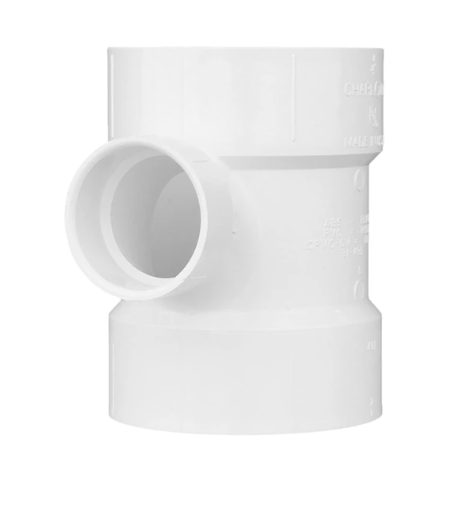 [74042380] TEE DWV REDUCER 4" X 2"
