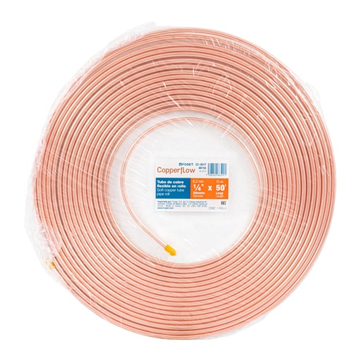 [7506240666011] TUBE CUIVRE 1/4*50FT FOSET 48155